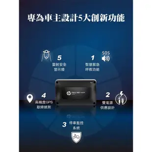 HP 惠普 M650【全台到府安裝 贈128G+車牌架+布】數位機車行車記錄器 停車監控 油車/電車適用 M550升級