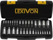 32-Piece Master HEX Bit Socket Set, Premium S2 Alloy Steel Complete,SAE Metric S