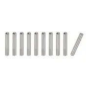 4x16mm Dowel Pins, 10pcs Round Head Flat Chamfered End Dowel Pin