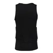 Men's Rib Protector Padded Vest Compression Shirt Training Vest with 3-Pad4954