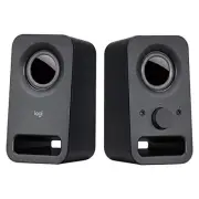 Logitech PC Speaker for Computer Z150BK Black Stereo 2ch Compact 3.5mm