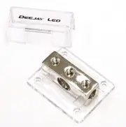 Deejay LED TBH1024CLEAR One 0 Gauge To Two 4 Gauge Main Power Distribution