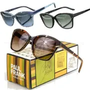 NEW PAUL FRANK MY EXCUSE TO TRAVEL SUNGLASSES Black / Blue Ash Tortoise / Lava
