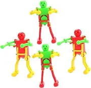 JOINPAYA 4pcs Wind up Dancing Robot Toys for Boys Boys and Girls and Girls Random Color