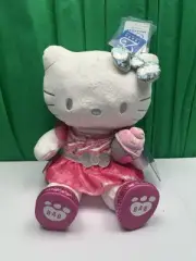 Build A Bear Hello Kitty Sanrio 25th Anniversary Plush w’ Dress & Cupcake NWTS
