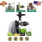 Quiet Cold Press Juicer for Fruits & Vegetables: Easy Assembly & Dishwasher Safe
