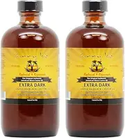 Sunny Isle Jamaican Black Castor Oil Extra Dark"Pack of 2" /w Applicator, 8 Fl Oz (Pack of 2)