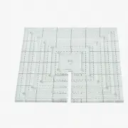 QuiltMaster 6-Size Acrylic Ruler Set: Perfect for Patchwork, Quilting, Longarm,
