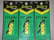 JAKE'S JAKES SPIN A LURE LIL-JAKES LIL-CHARTREUS 3 PACK