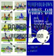 VINTAGE REPRINT - 1939 - NEW YORK WORLD'S FAIR PUNCH-OUT BOOK - REPRODUCTION