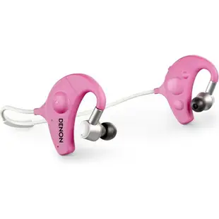 DENON EXERCISE FREAK AH-W150 (粉紅色) 運動潮人 耳道式藍牙無線運動耳機,公司貨附保卡,保固一年