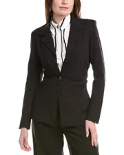 Grey Lab Ruched Blazer