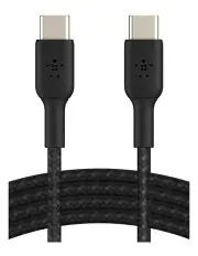 [Belkin] Boost Charge Black 1m USB-C to USB-C Braided Cable