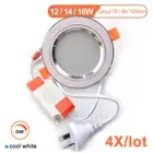 4X LED Downlight Kits Dimmable Cool White Kitchen Living Room Ceiling Lamp 220V