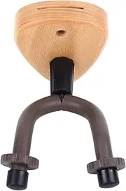 Guitar Wall Hook Holder, Beech Wood Base Space Saving Guitar Wall Hanger Easy Installation for Violins (Common Style)