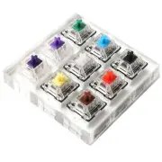 Mechanical Keyboard 9x Sampler Tester for Cherry MX Gateron Kailh Box Switches