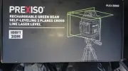PREXISO Green Beam 3 Planes Cross Line Laser Level PLC3-360GB Rechargeable