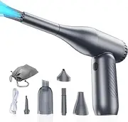 K16 Mini Portable Turbine Hair Dryer, 65W Brushless Motor, 90000RPM 4000Pa Suction Power, 4 Adjustable Gears, Home and Outdoor Remover