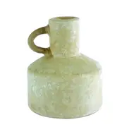 Maine & Crawford Troy 15x13cm Papier Mache Vase Home/Room Tabletop Decor Cream