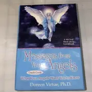 MESSAGES FROM YOUR ANGELS ORACLE CARDS DOREEN VIRTUE 44-DECK GUIDEBOOK TAROT