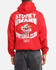 [MITCHELL & NESS] Mitchell & Ness Sydney Swans Team Hoodie Red - Size S S Red