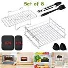 8 in 1 Silicone Air Fryer Accessories for Tefal EY901840 5.2L/3.1L Air Fryer New