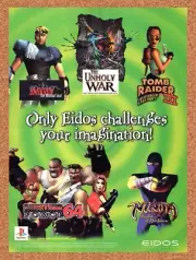 1997 Eidos PS1 Games Original Advertisement / Retro Wall Art v5