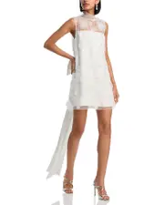 Self-Portrait Beaded Tulle Mini Dress