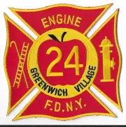 New York Fire Department (FDNY) Engine 24 Greenwich Village Patch V1