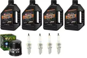 Oil Change Kit Honda Shadow VT1100 Tune Up 1 Gallon 20W50 / Spark Plugs Filter