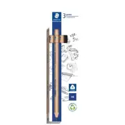 Staedtler Natural Jumbo Triangular Graphite Pencils HB 3 Pack