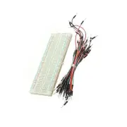 830 Tie Points Solderless PCB Breadboard MB102+65Pcs Jumper cable wires