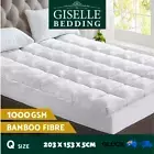 Giselle Bedding Queen Size Microfibre Topper Pillowtop Mattress Protector