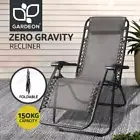 Gardeon Zero Gravity Outdoor Recliner Chair Beach Sun Lounge Folding Camping