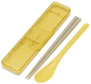 Skater Combi Set Chopsticks Spoon Set Silver ion Ag+ Antibacterial Retro French