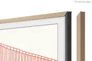 "Samsung Customisable Modern Frame For 55"" Frame TV, Teak"