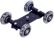 Digital Cameras Tabletop Mobile Rolling Slider Dolly Car Skater Video Track Rail