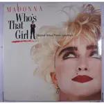 《全新美版黑膠》 MADONNA ‎– WHO'S THAT GIRL 首版 電影原聲帶