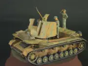 German Self Propelled AA Gun Mobelwagen with Crew - Built 1/35