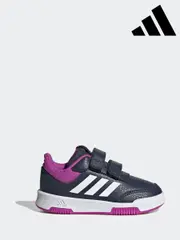 adidas Navy/Purple Tensaur Sport Hook and Loop Trainers (E40661) | $53