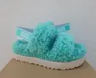 UGG TIDE POOL OH FLUFFITA SHEEPSKIN FLUFF PLATFORM SANDALS, US 10/ EUR 41 ~NIB
