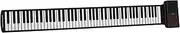 TOGEVAL Portable Hand Rolled Electronic Piano Rechargeable Keyboard with Connectivity Tones Rhythms for Home Travel and Beginners
