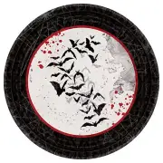 Dark Manor Haunted House Carnival Halloween Party 7" Paper Dessert Plates