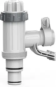 SUMMERBUDDY Pool Hose Adapter for Above Ground Swimming Pool, Pool Replacement Parts with Plunger Valve and Pool Pipe Holder Pool Pump Parts (1 Pack)
