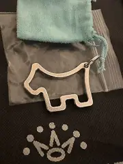 Scotty Cameron - Key Chain Cookie Cutter Scotty Dog - Scotty Blue Paint New
