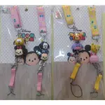 正版 迪士尼 手機吊飾/掛繩/吊帶悠遊卡吊繩卡包吊帶 粉色一個清倉