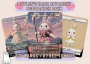 FOIL Baylen Hare Apparent MTG Precon Commander EDH Deck + 8 Free Tokens