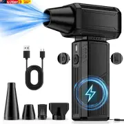 Compressed Air Duster, Super Powerful 180000 RPM Electric Air Duster Turbo Fan S