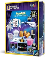 National Geographic Magic Advent Calendar 2024 - Kids Advent Calendar with 24 Magic Tricks & Science Experiments, Christmas Countdown Calendar, Christmas Toys, Advent Calendar Magic