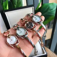 在飛比找iOPEN Mall優惠-代購Gucci手錶 玫瑰金色鋼鏈錶 鑲鑽優雅時尚女錶 氣質百